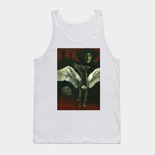 Whippet In Peril Tank Top by mictomart